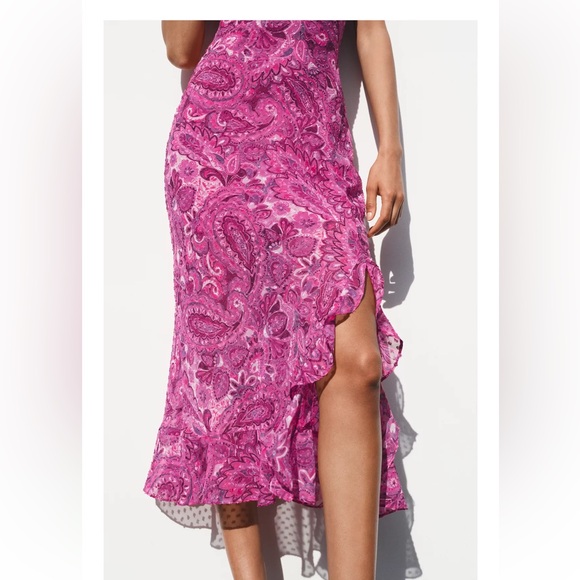 Zara Printed midi dress - Picture 4 of 10